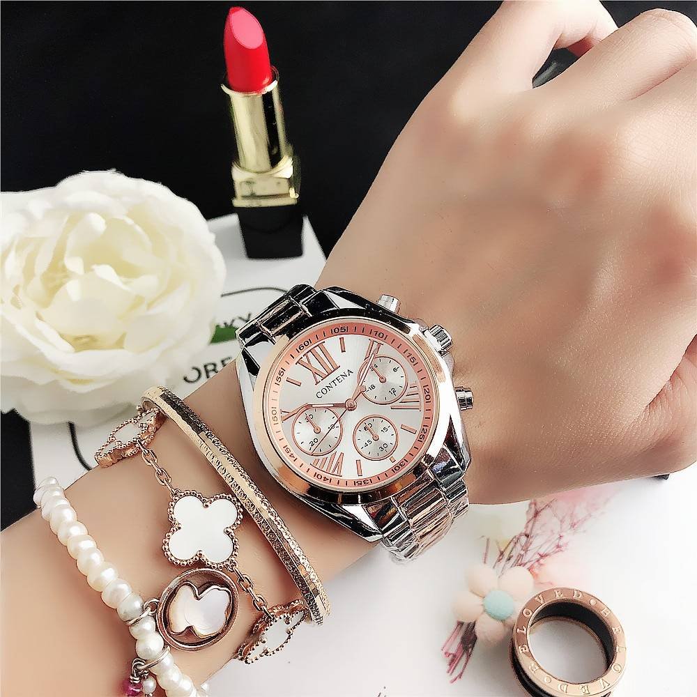 silver rose gold