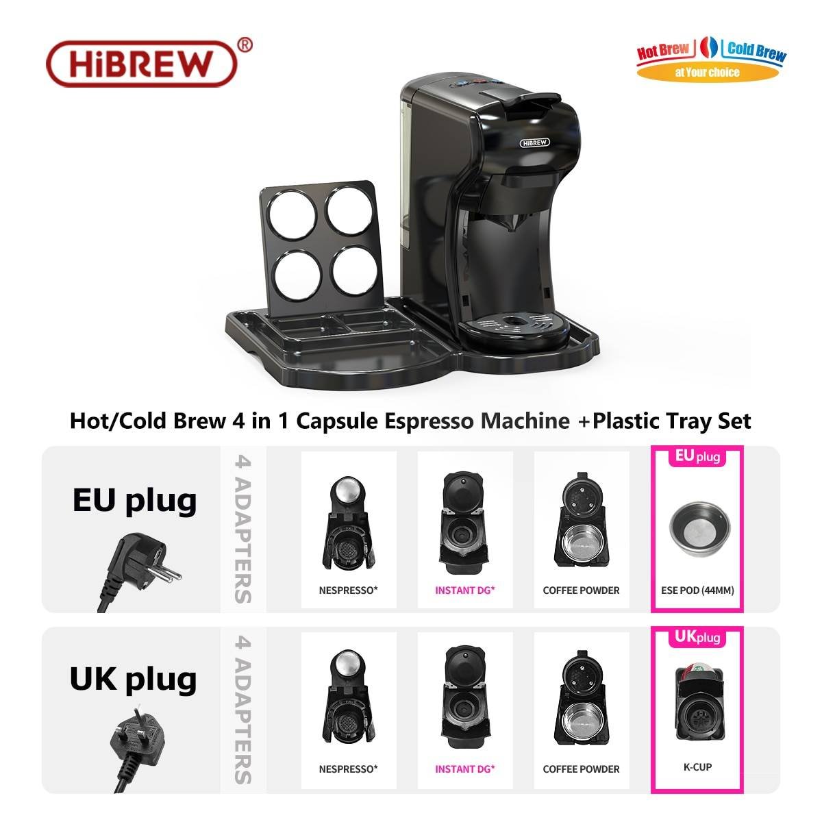 4 in 1 H1A BK Tray