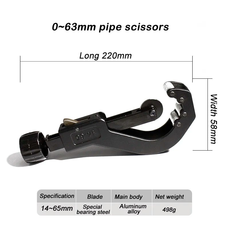 Black 14-65mm Cutter