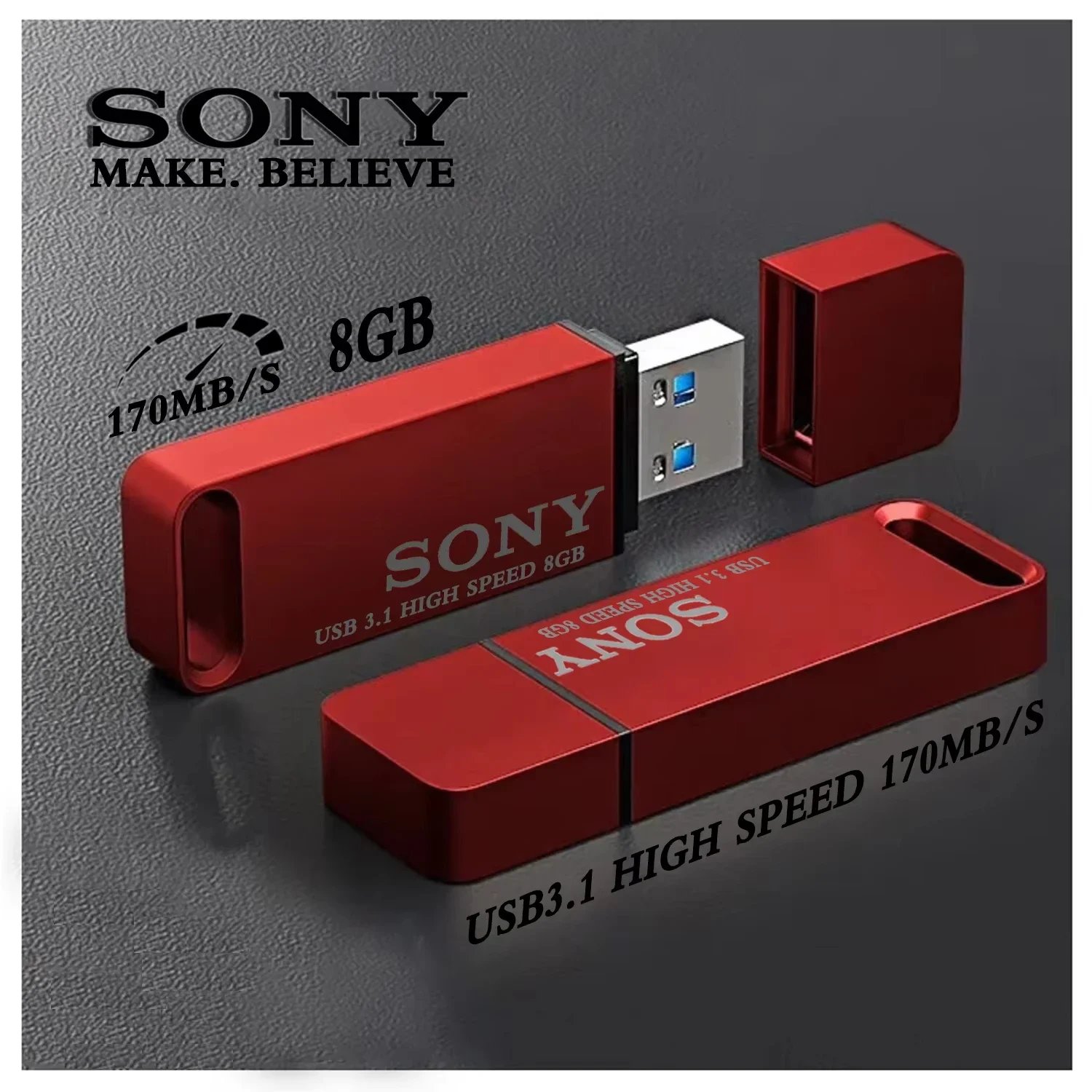 64GB USB Red